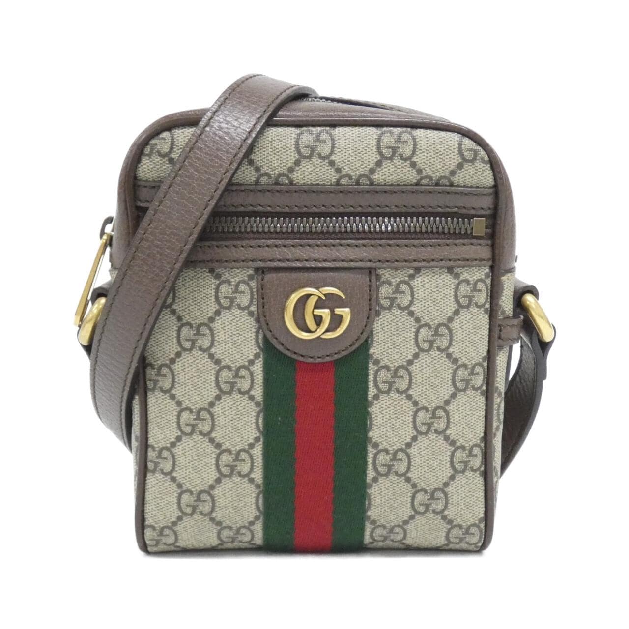 GUCCI 598127 96IWT Shoulder Canvas