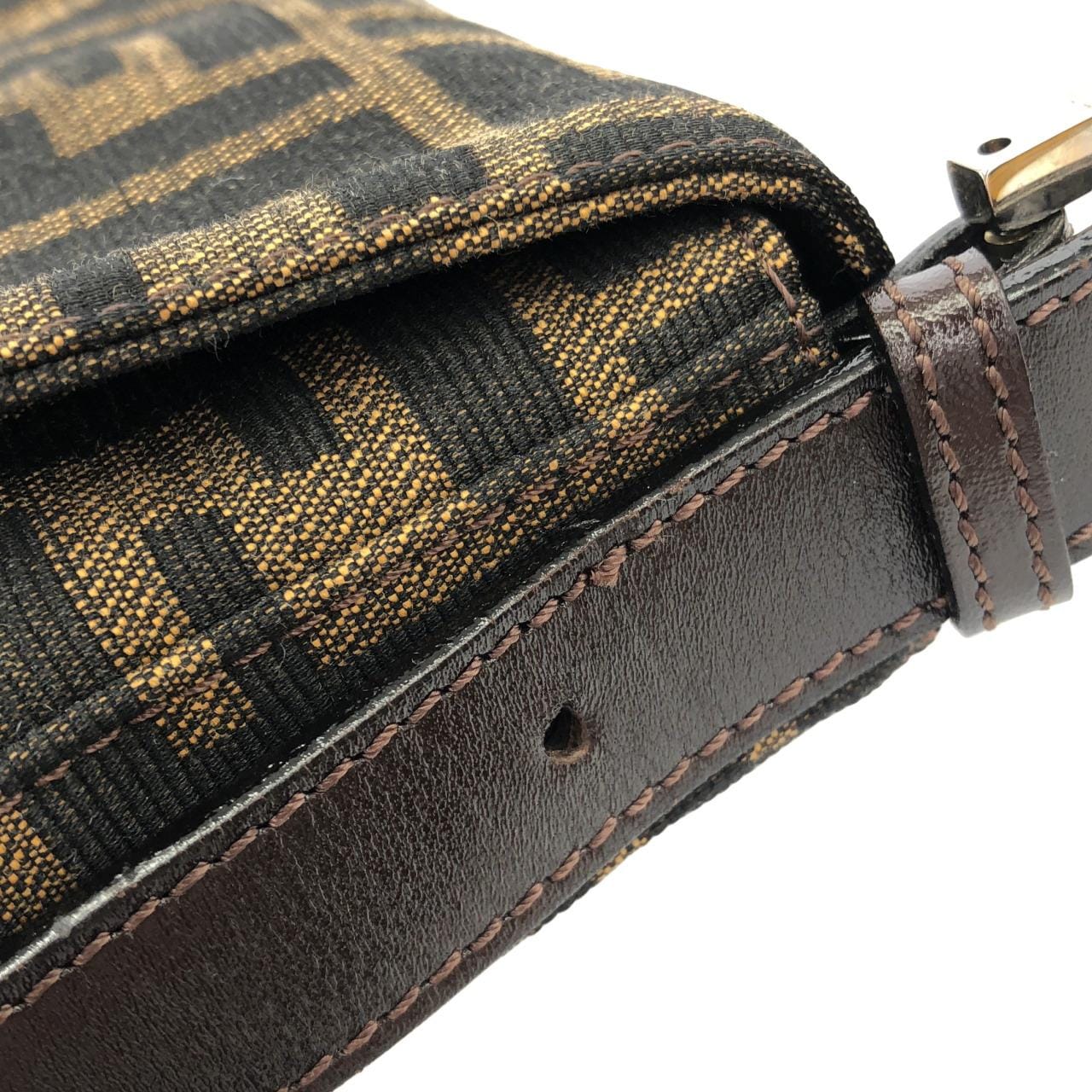 FENDI Baguette 26424 Shoulder Canvas 4