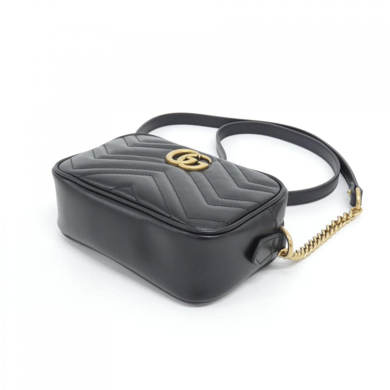 GUCCI GG Marmont 448065 DTD1T Shoulder Leather 3
