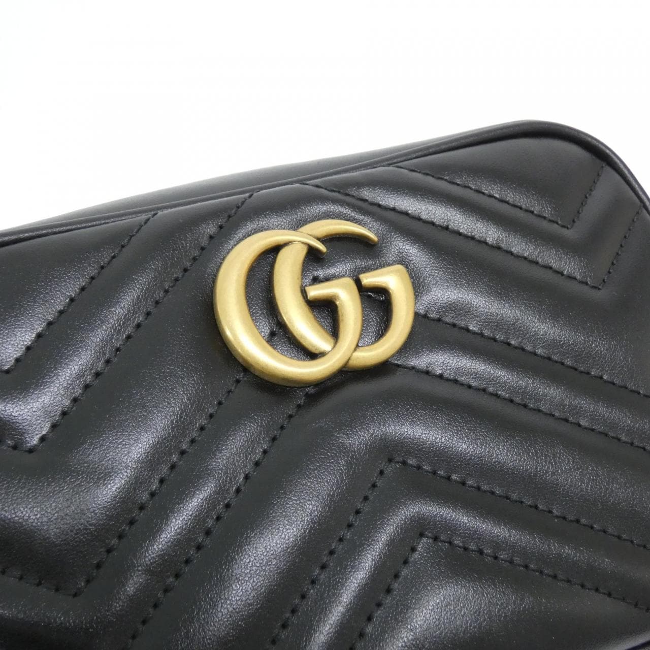 GUCCI GG Marmont 448065 DTD1T Shoulder Leather 5