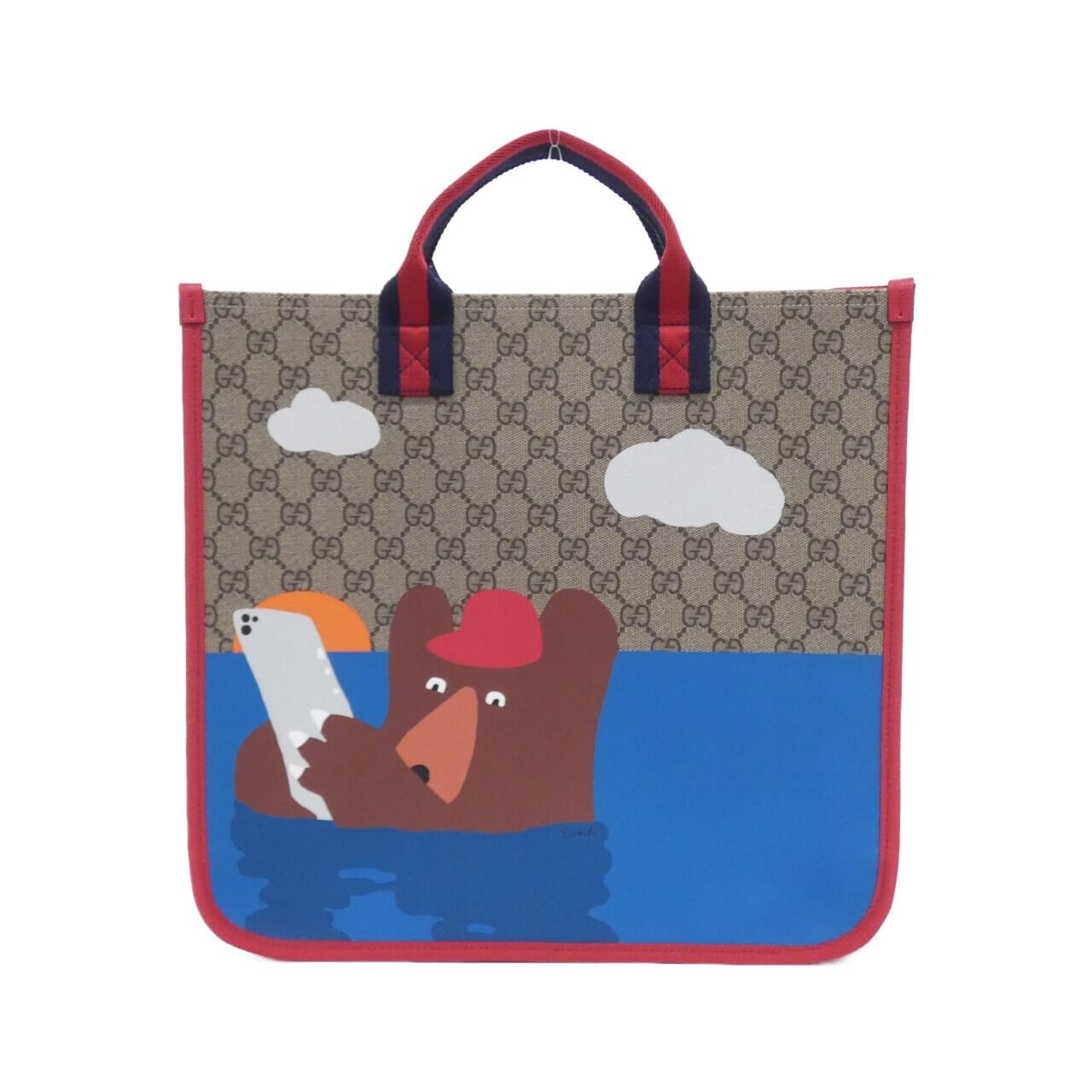 GUCCI 605831 FAFB2 手提包 帆布