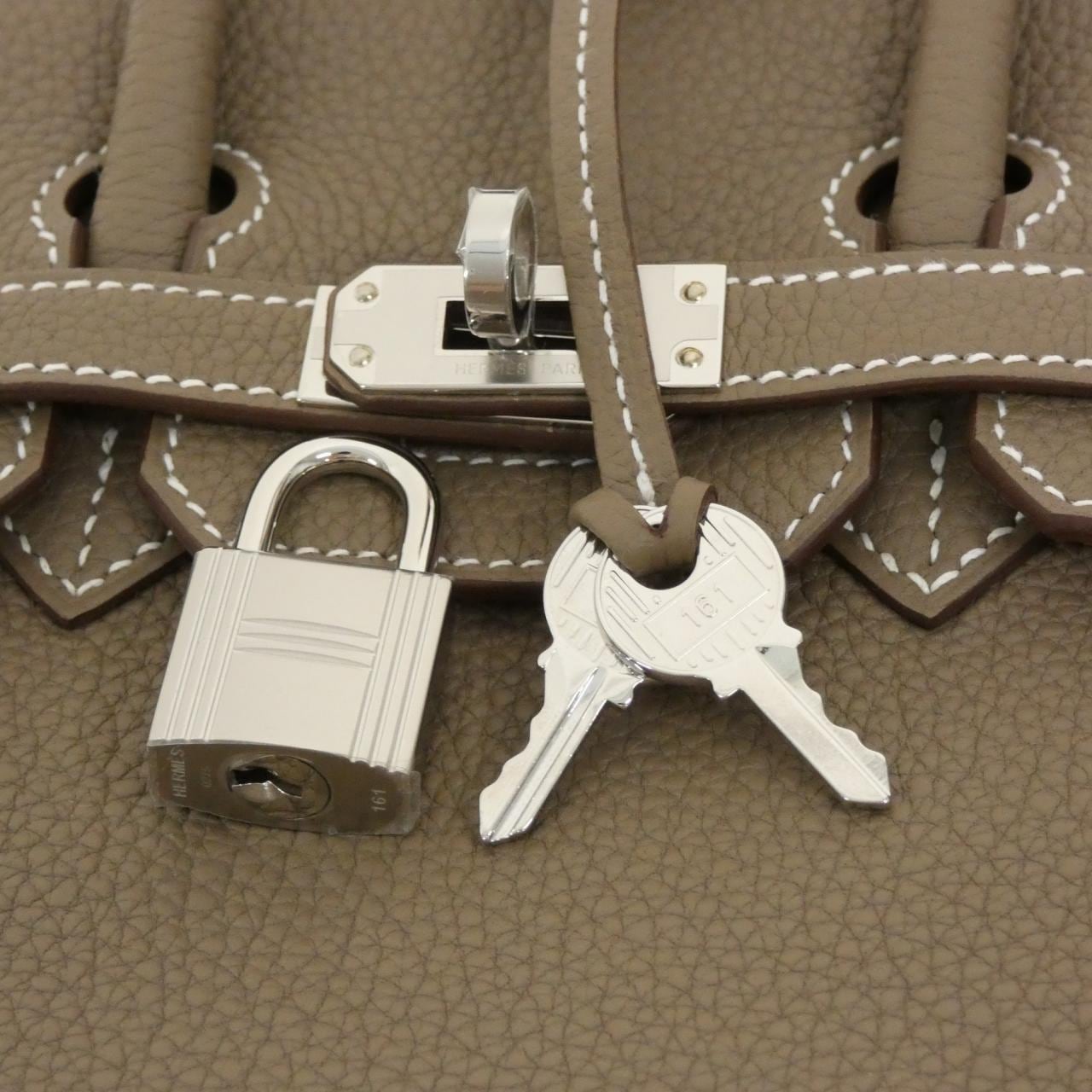 HERMES Birkin 041344CK Handbag Togo 4