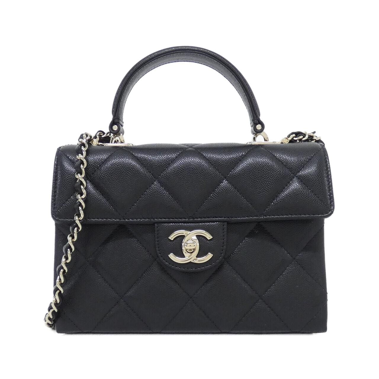 CHANEL AS4711 手提包 荔枝紋牛皮