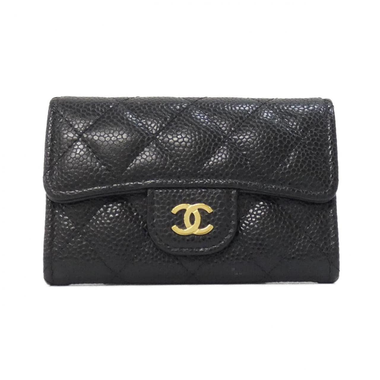CHANEL Timeless Classic AP0214 Card Case Grained Calfskin