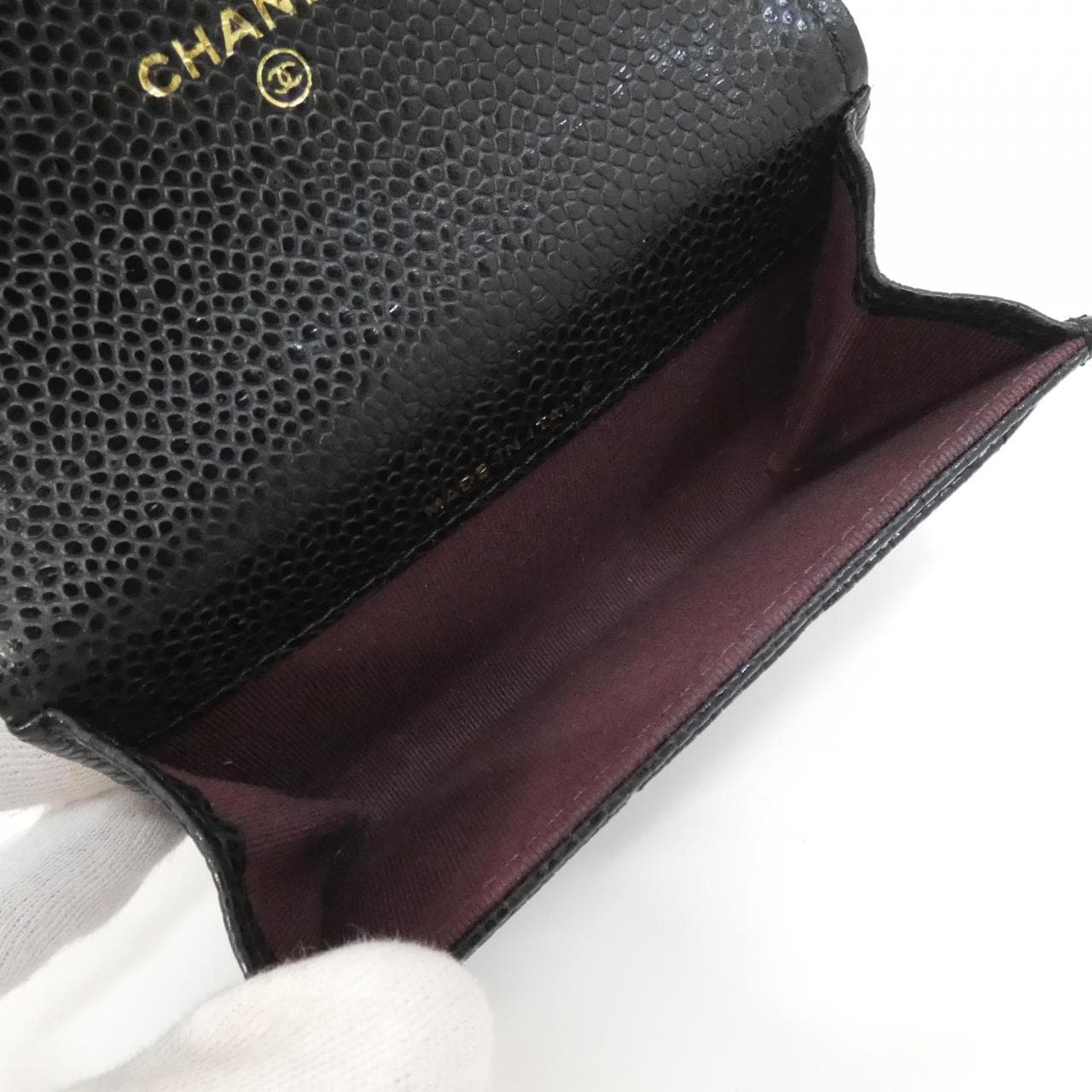 CHANEL Timeless Classic AP0214 Card Case Grained Calfskin 4
