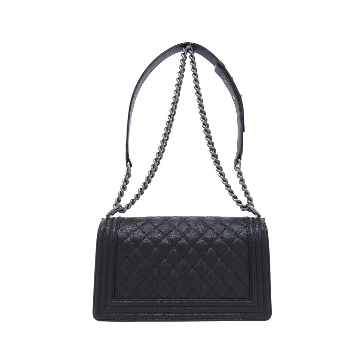 CHANEL Boy Chanel 67086 Shoulder Grained Calfskin 2