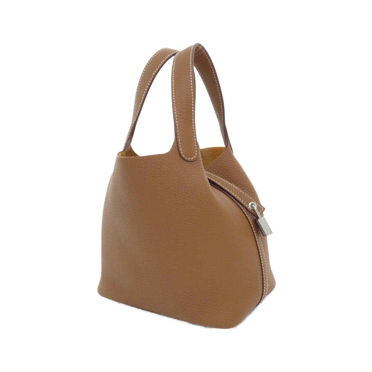 HERMES Picotin 056289CK Handbag Clemence
