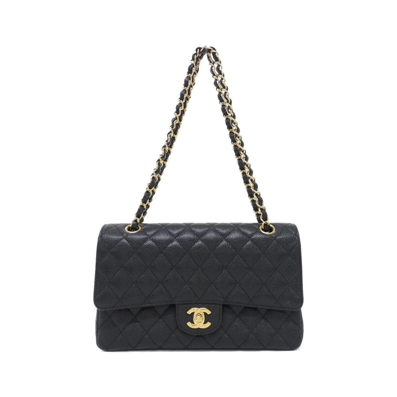 CHANEL Matelasse 1112 Shoulder Grained Calfskin