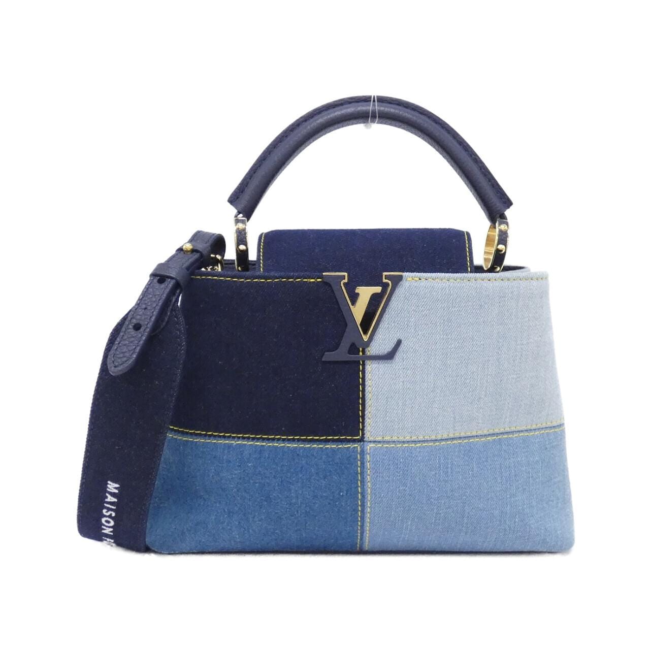 LOUIS VUITTON Capucines M59430 Handbag Denim