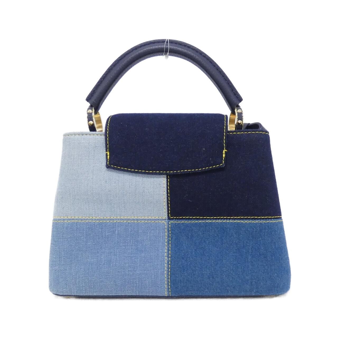 LOUIS VUITTON Capucines M59430 Handbag Denim 2