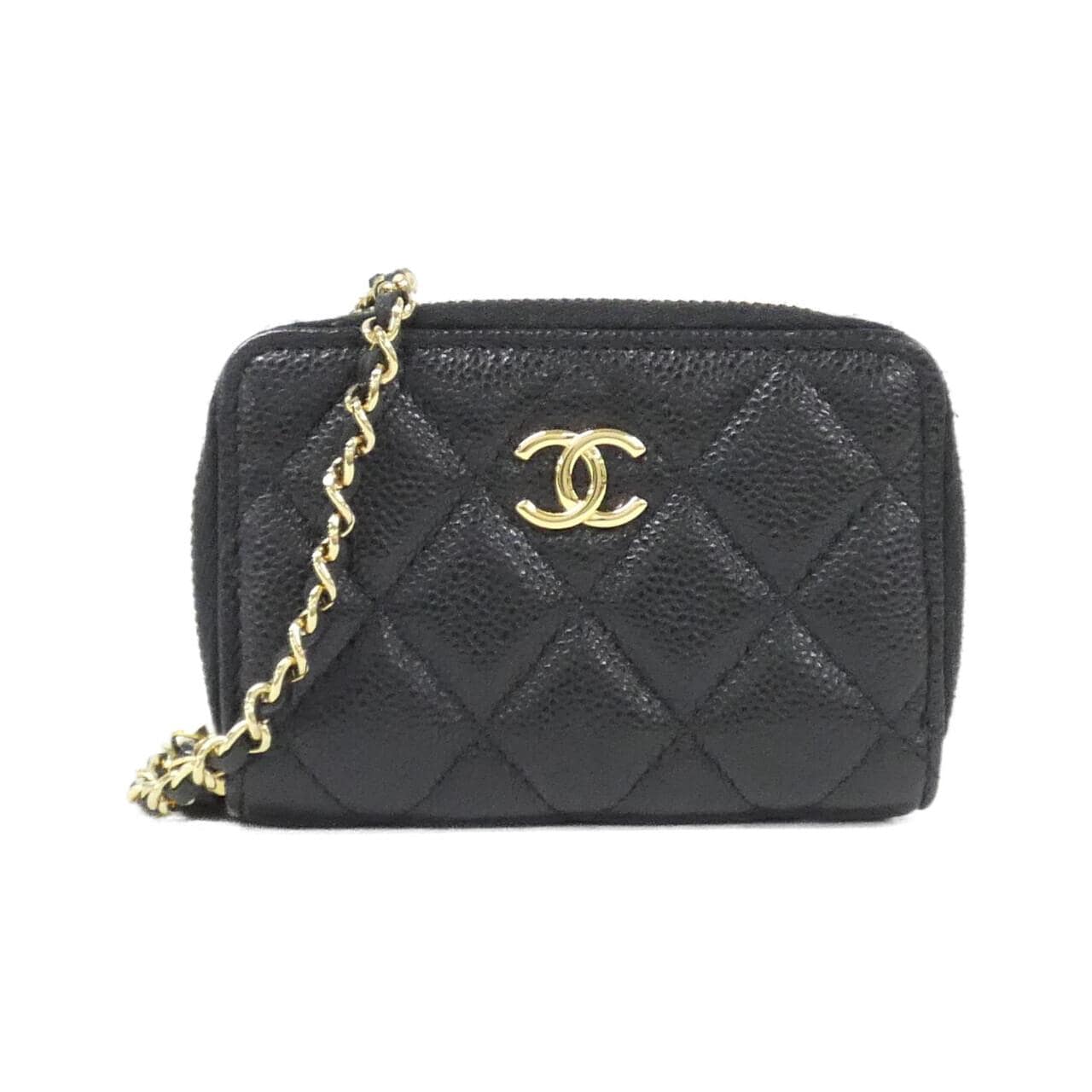 CHANEL Timeless Classic AP2308 散紙包 荔枝紋牛皮