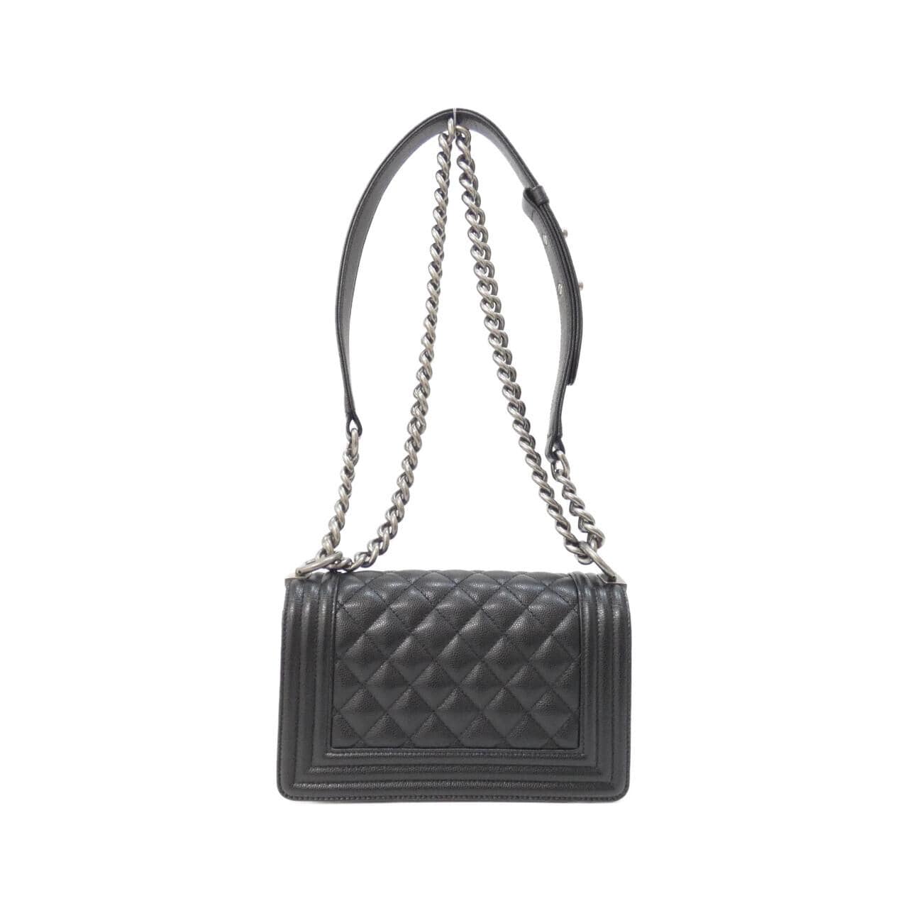 CHANEL Boy Chanel 67085 Shoulder Grained Calfskin 2