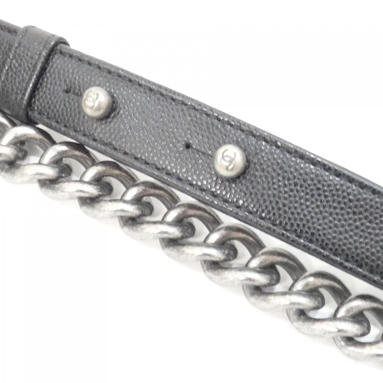 CHANEL Boy Chanel 67085 Shoulder Grained Calfskin 4