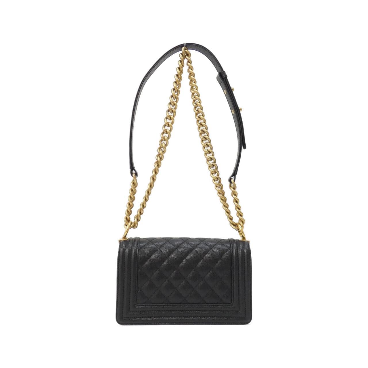 CHANEL Boy Chanel 67085 Shoulder Grained Calfskin 2