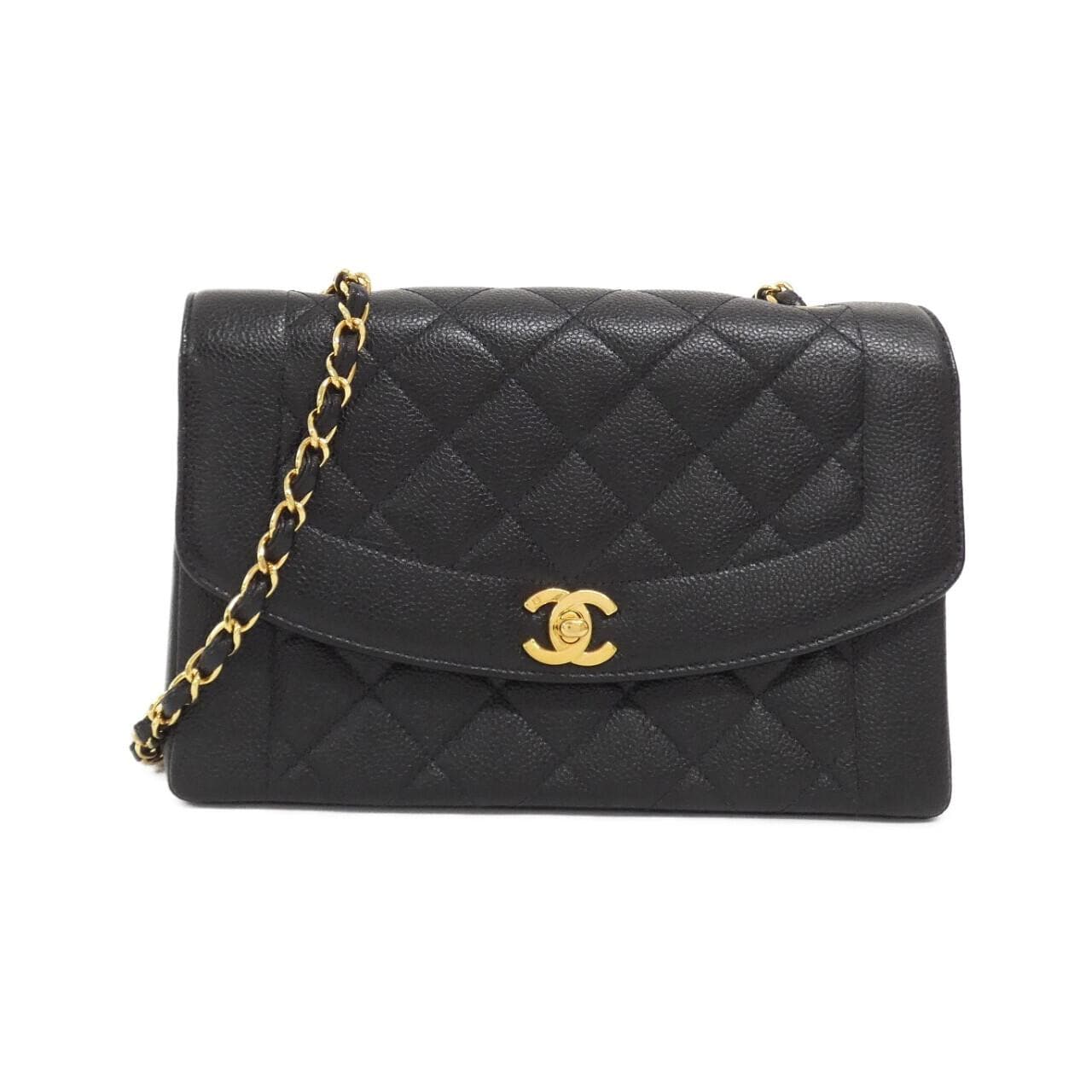 CHANEL 肩背包 荔枝紋牛皮