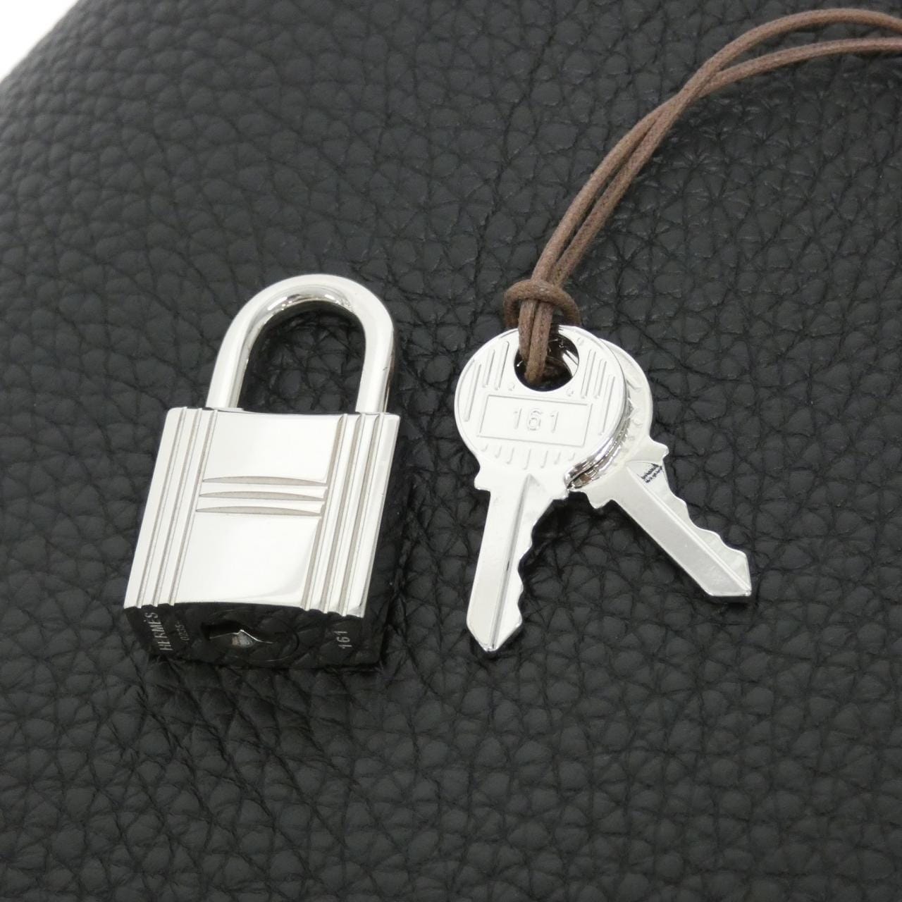 HERMES Picotin 060991CK Handbag Clemence 4