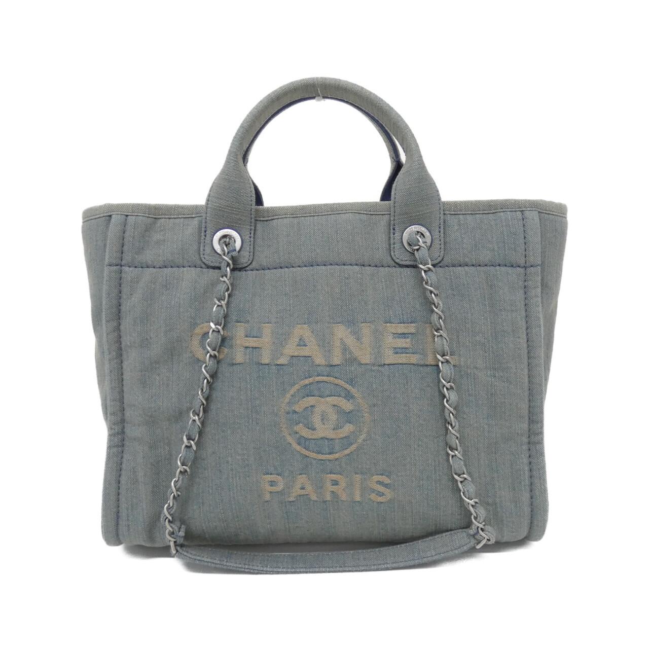 CHANEL Deauville AS3351 Handbag Denim