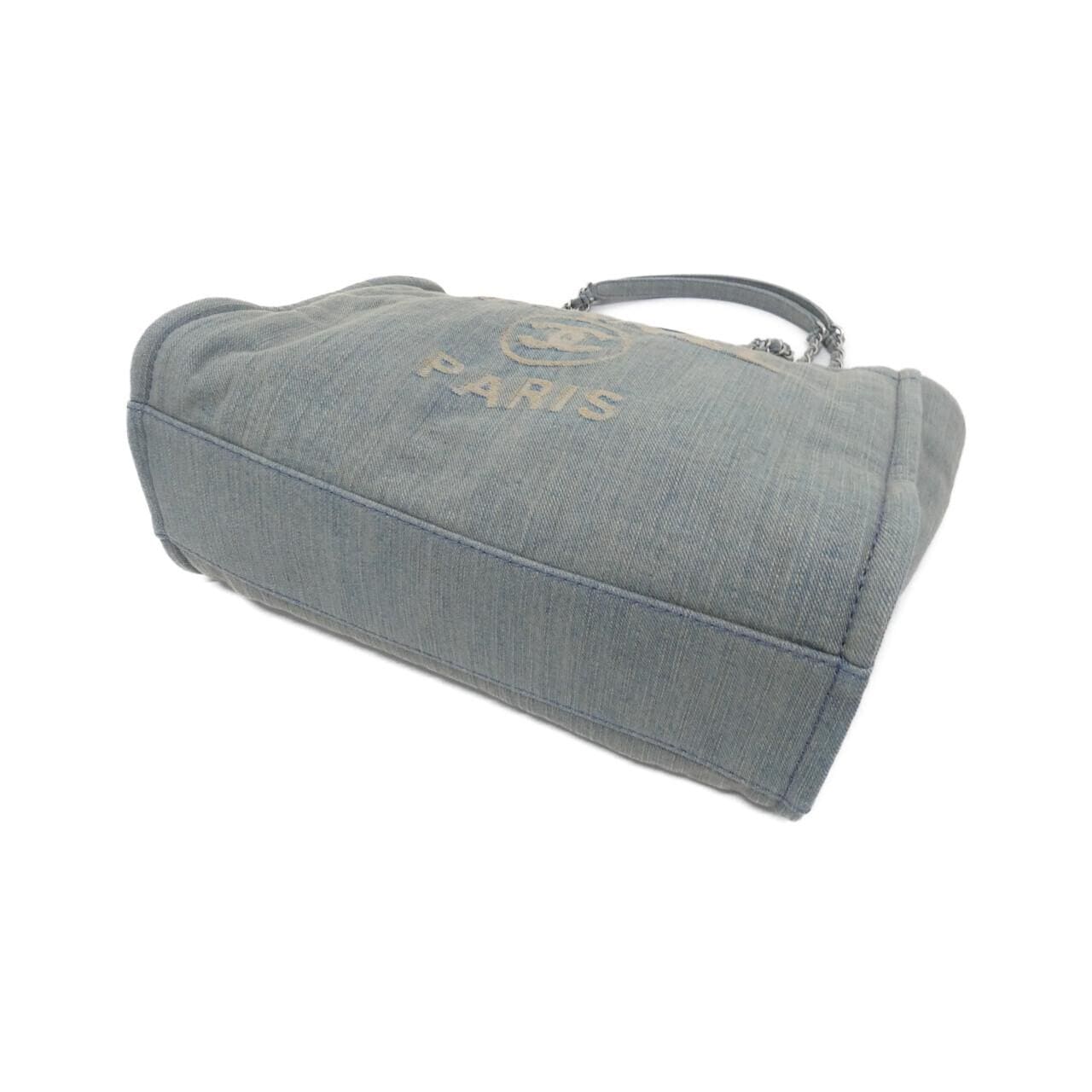 CHANEL Deauville AS3351 手提包 牛仔布 3