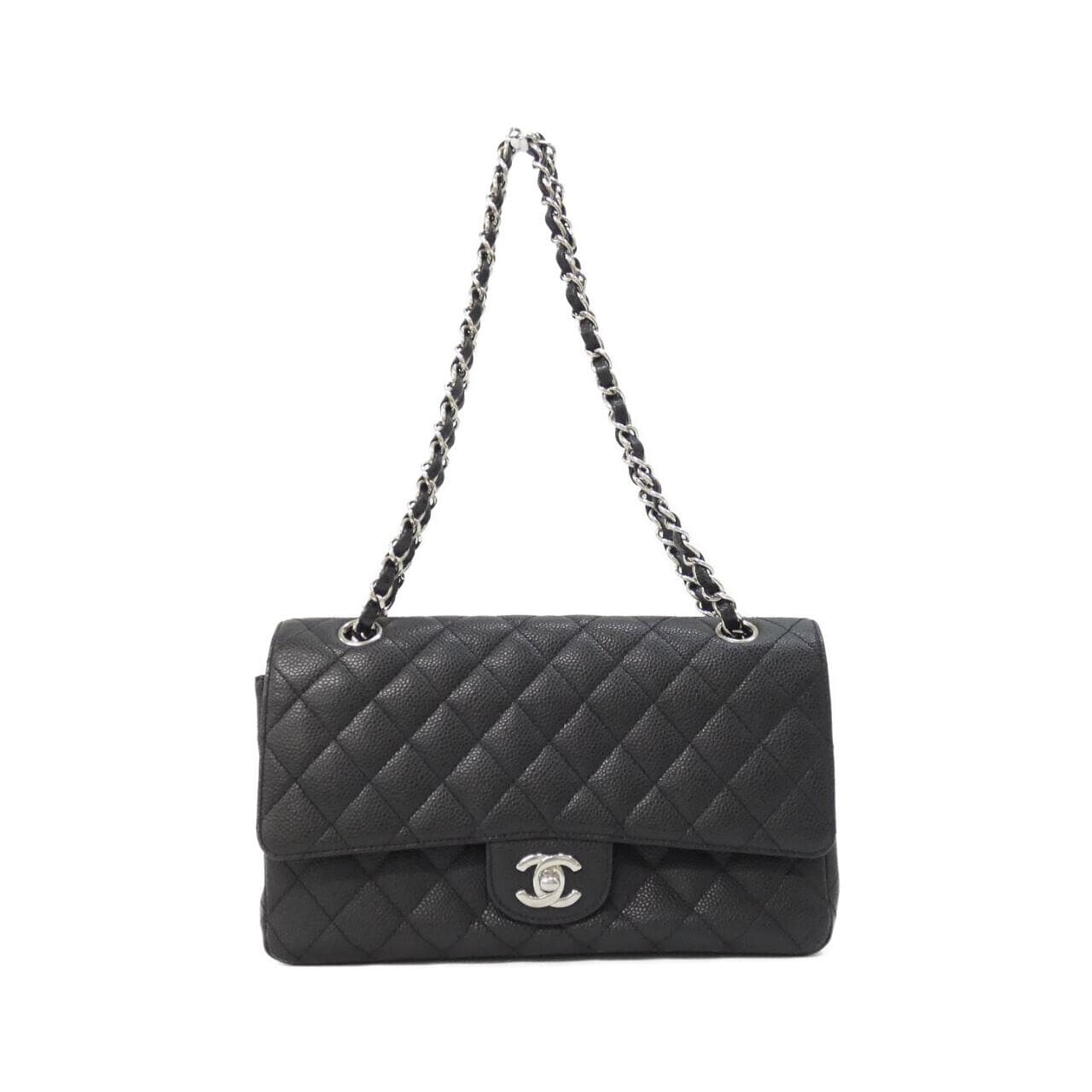 CHANEL Matelasse 1112 Shoulder Grained Calfskin