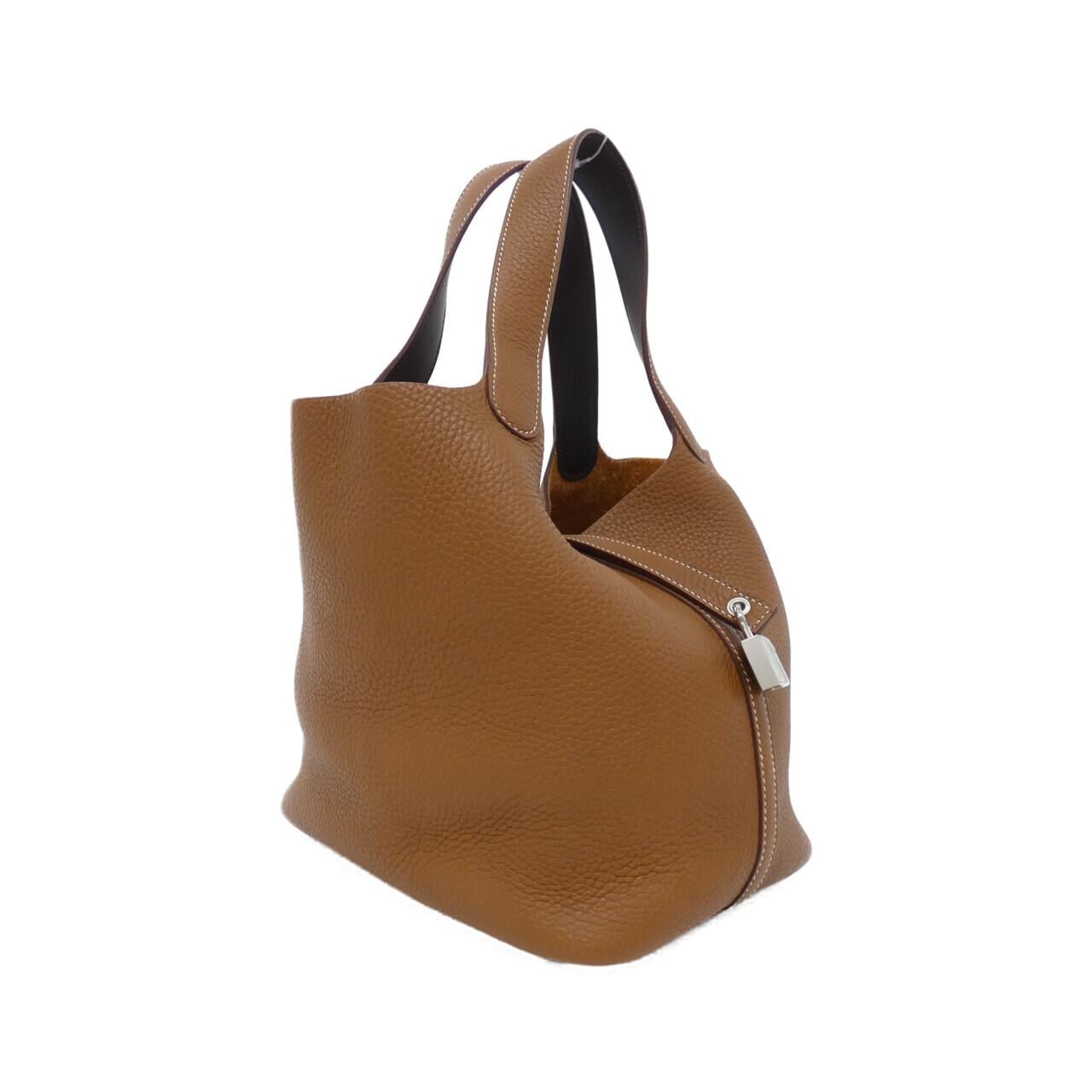 HERMES Picotin 069561CK Handbag Clemence