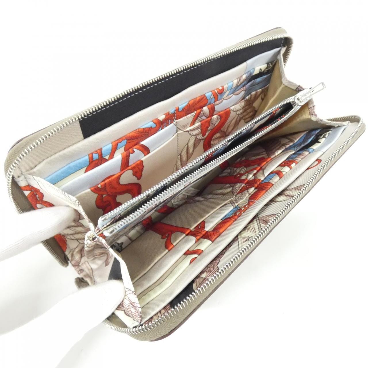 HERMES 069645CK 銀包 Epsom 4
