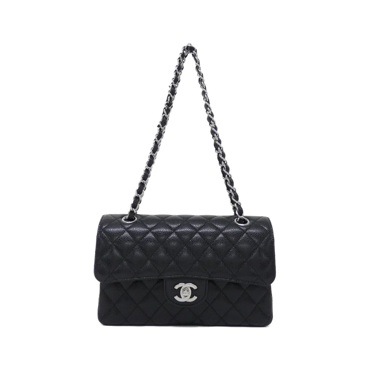 CHANEL Matelasse 1113 Shoulder Grained Calfskin