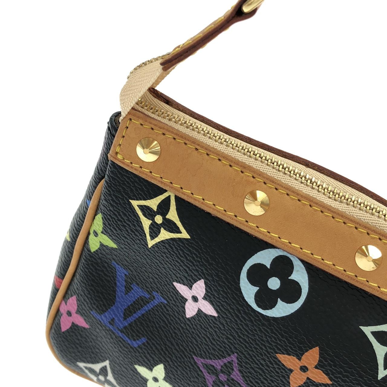 LOUIS VUITTON Pochette M92648 小斜揹包 帆布 4