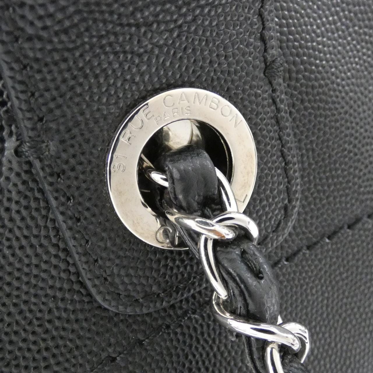CHANEL Deauville 57069 手提包 荔枝紋牛皮 5