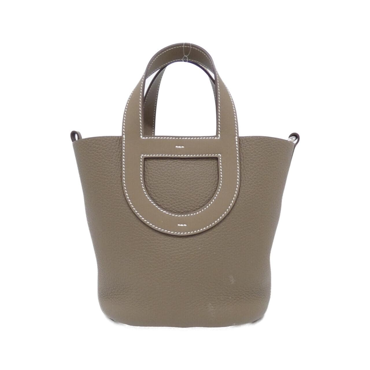HERMES 084274CK Handbag Clemence