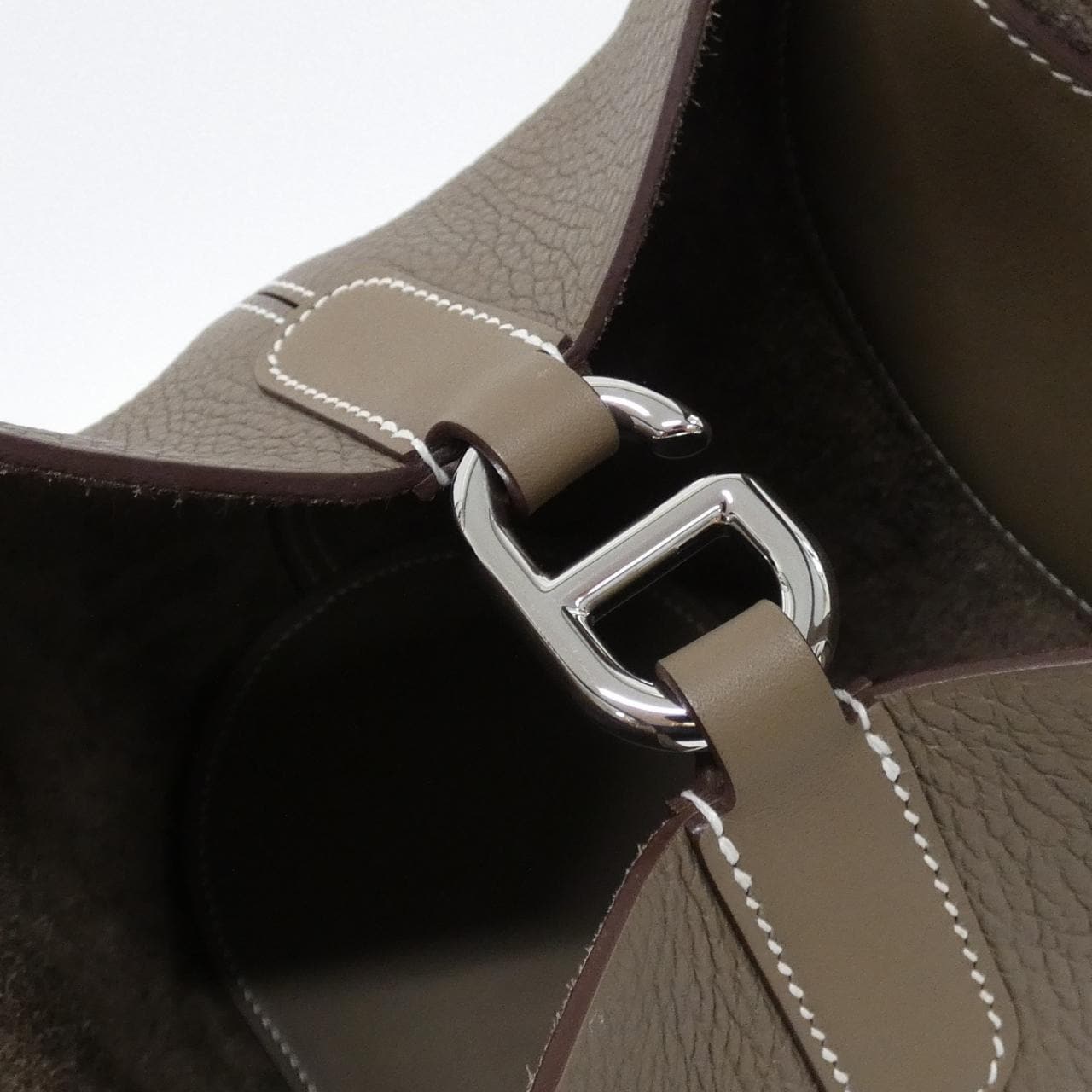 HERMES 084274CK Handbag Clemence 4
