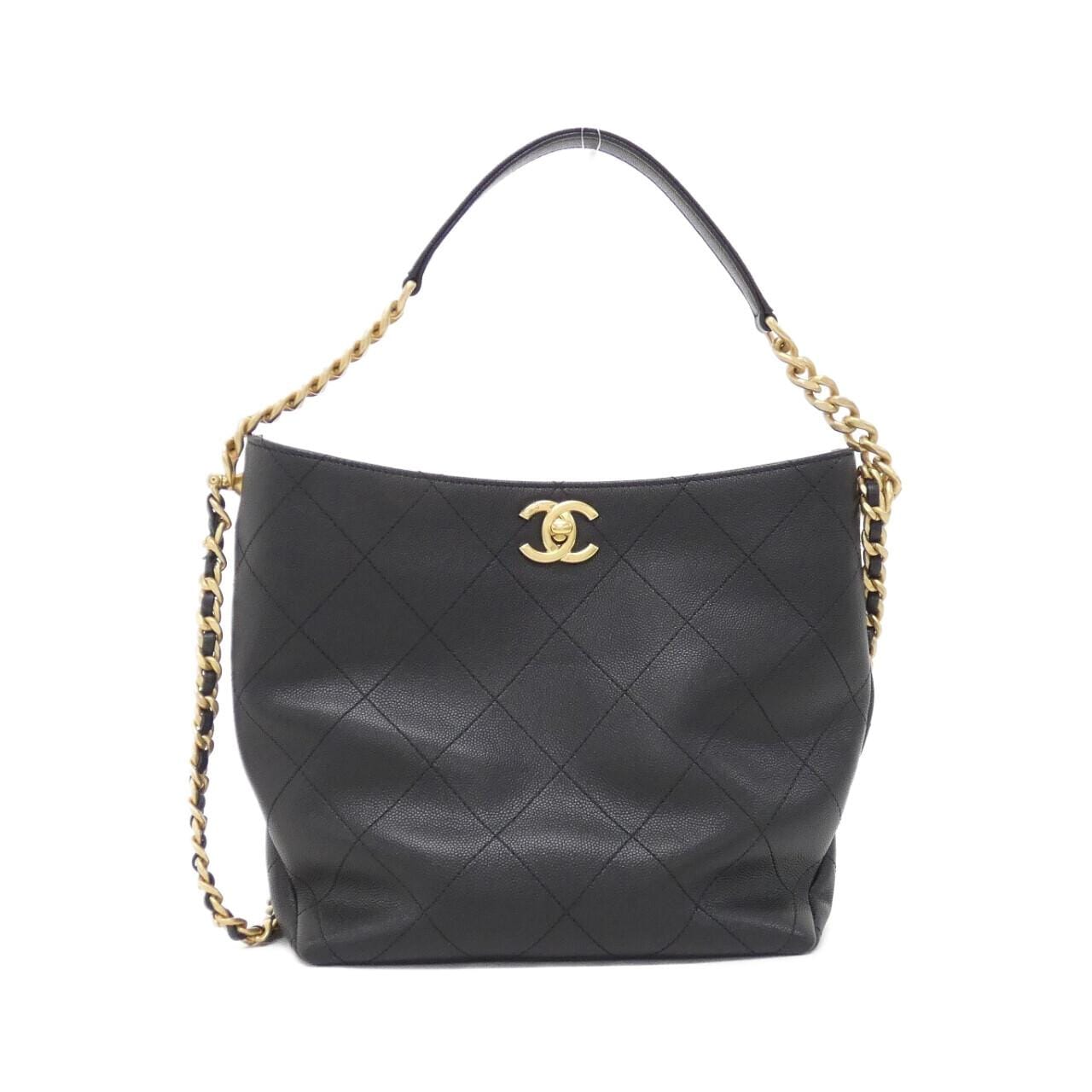 CHANEL Handbag Grained Calfskin