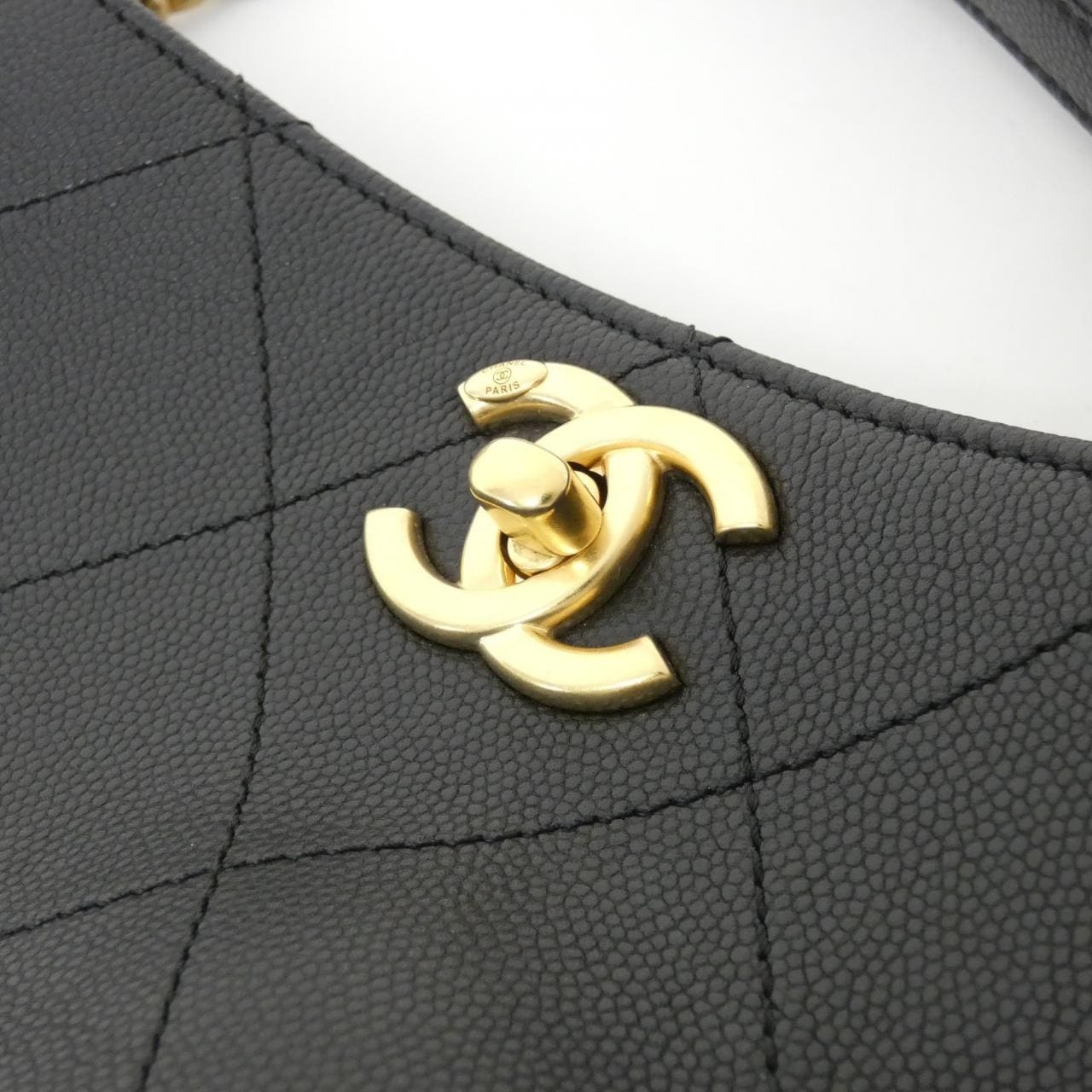 CHANEL Handbag Grained Calfskin 4