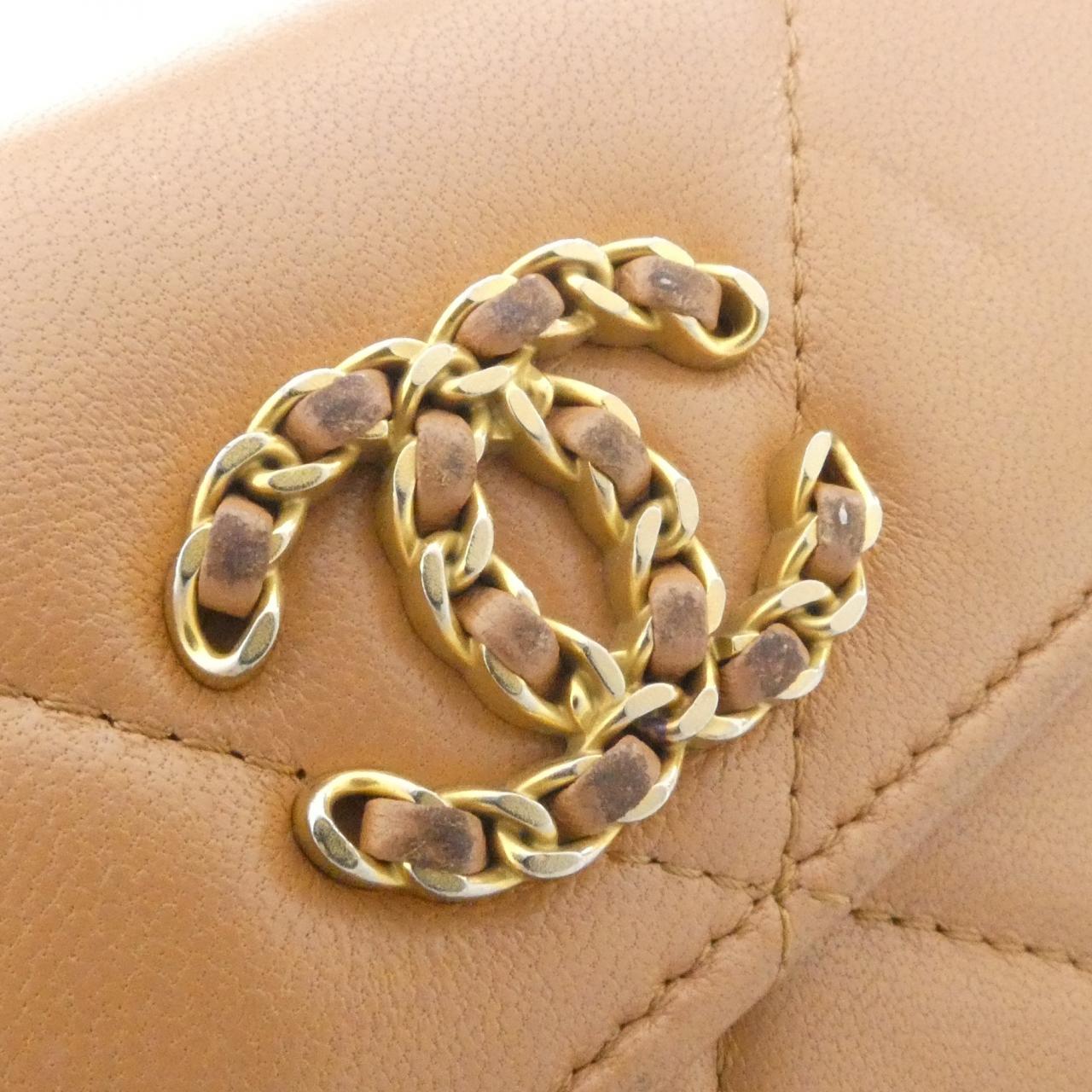 CHANEL Chanel 19 AP0955 銀包 羊皮 5