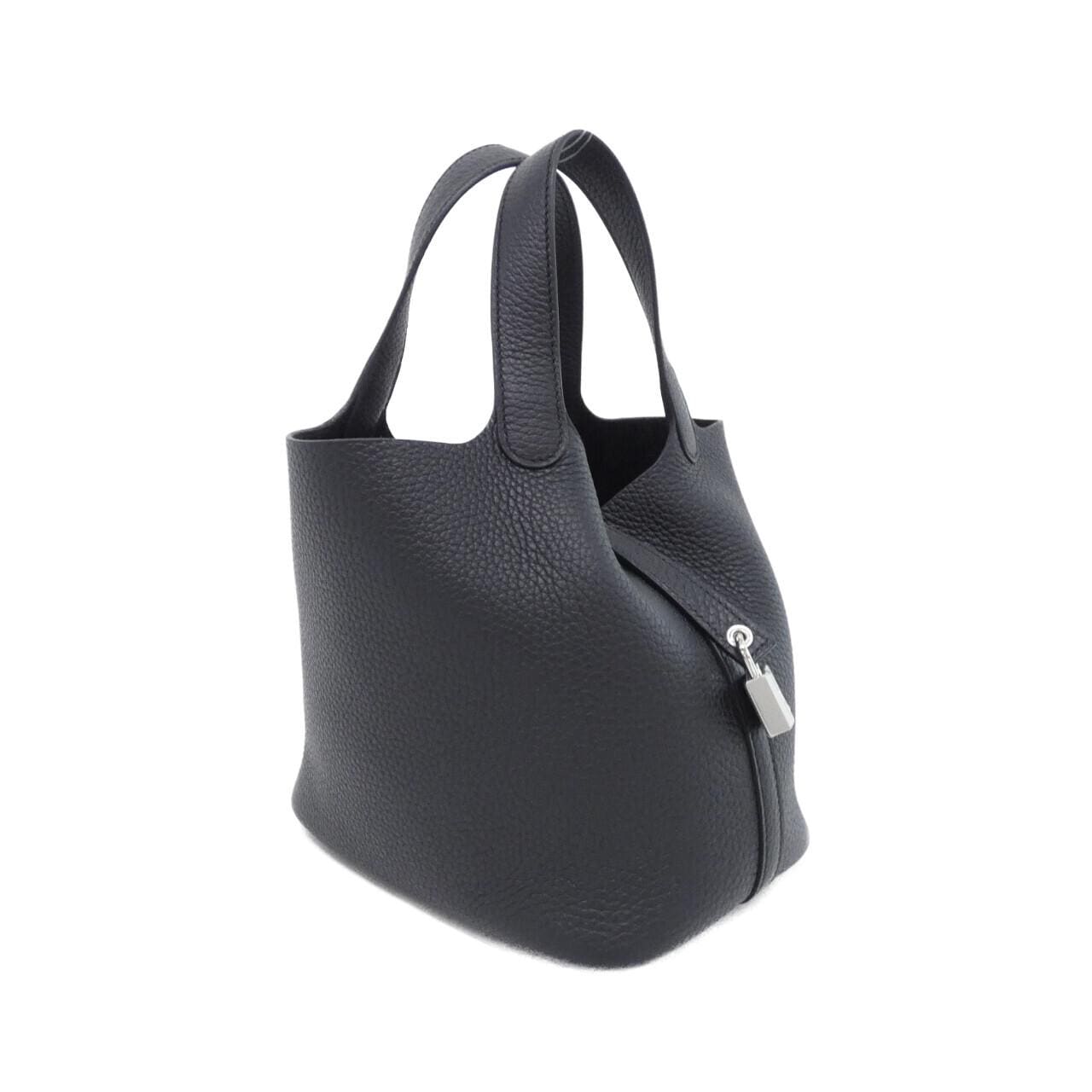 HERMES Picotin 056289CK Handbag Clemence