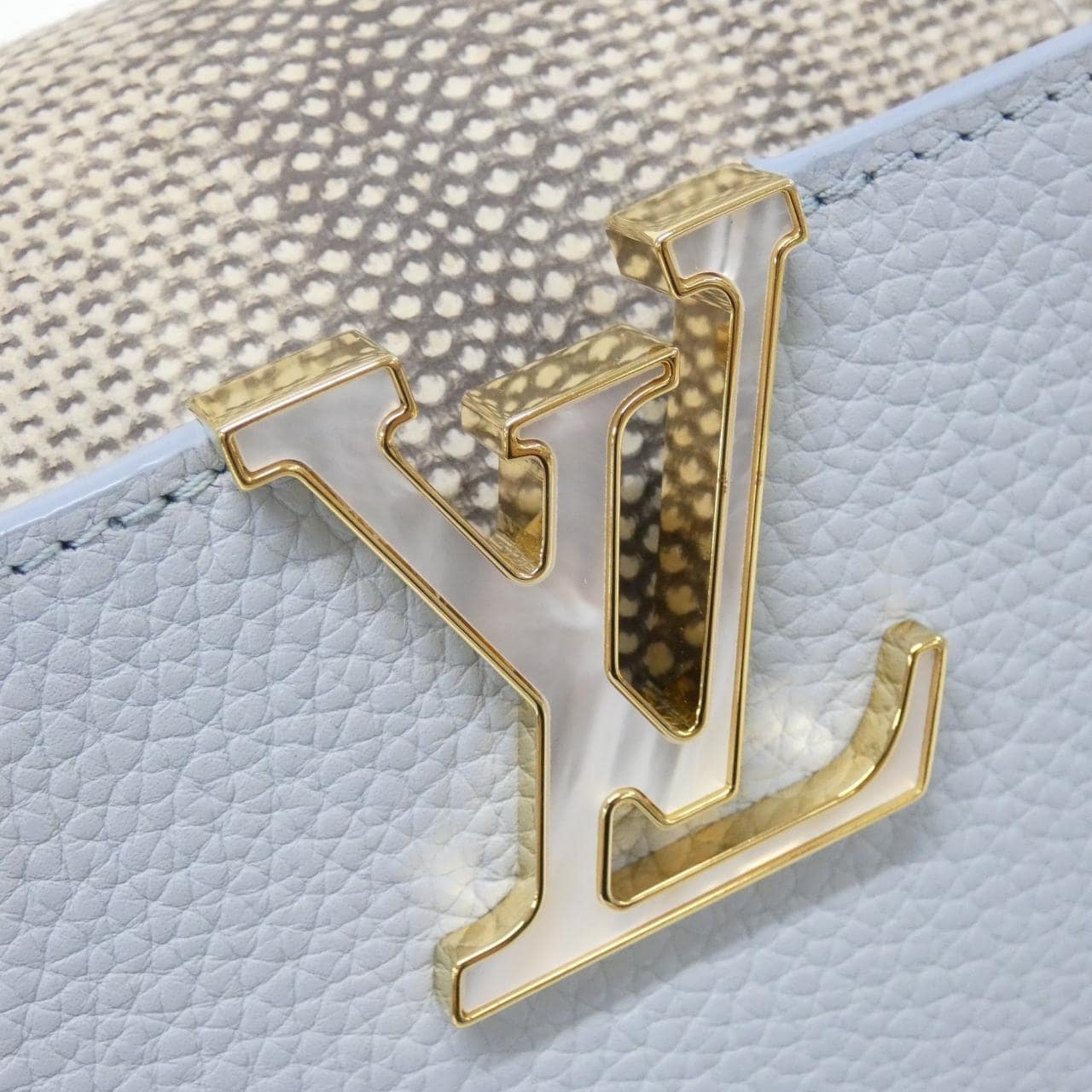 LOUIS VUITTON Capucines M21166 手提包 皮革 4