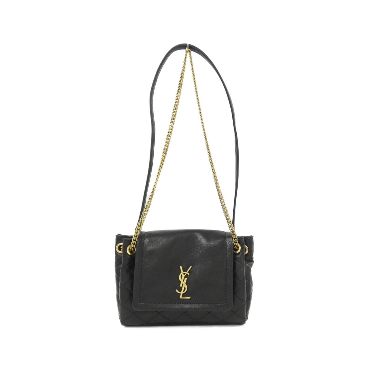 SAINT LAURENT 672738 1EL07 Shoulder Lambskin