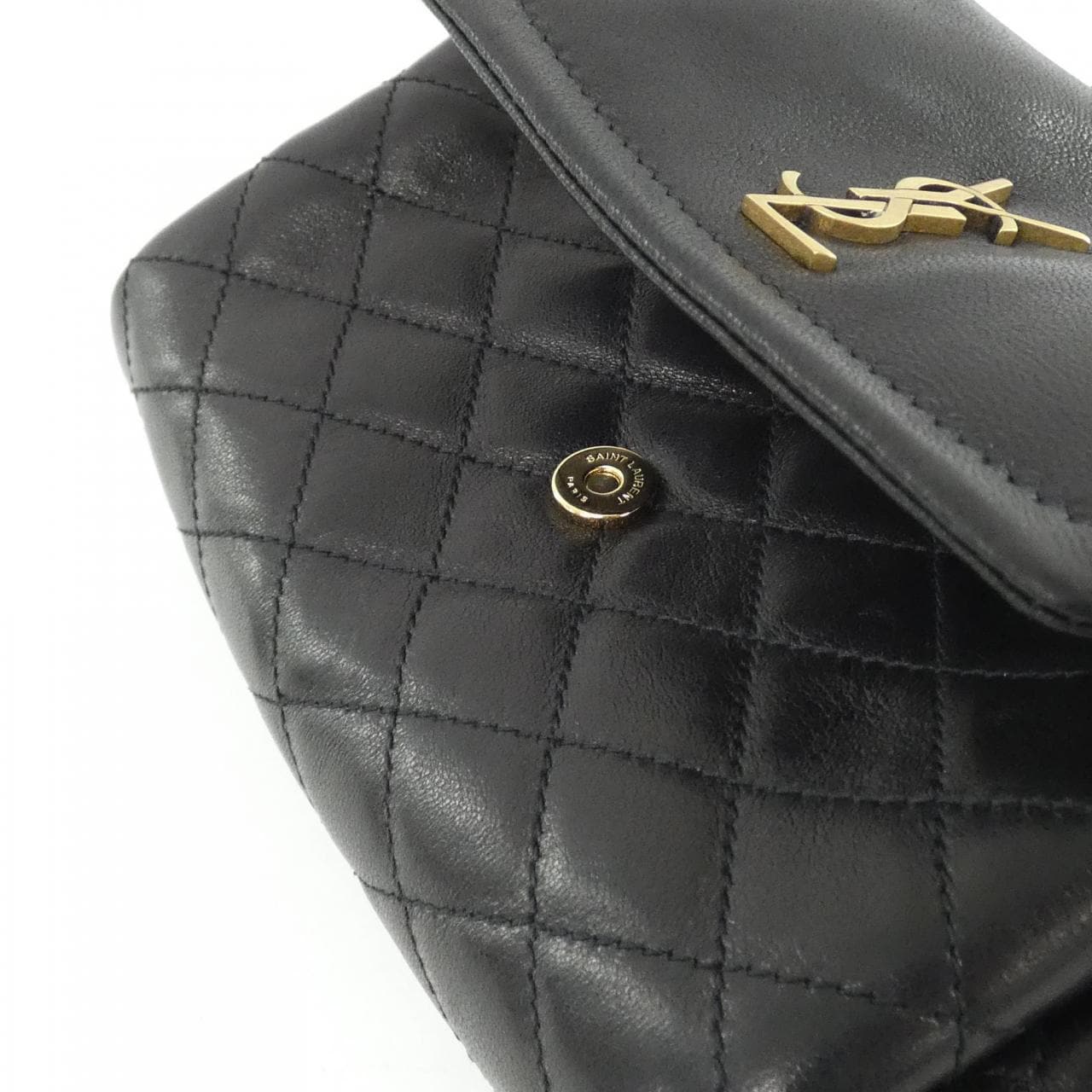 SAINT LAURENT 672738 1EL07 Shoulder Lambskin 5