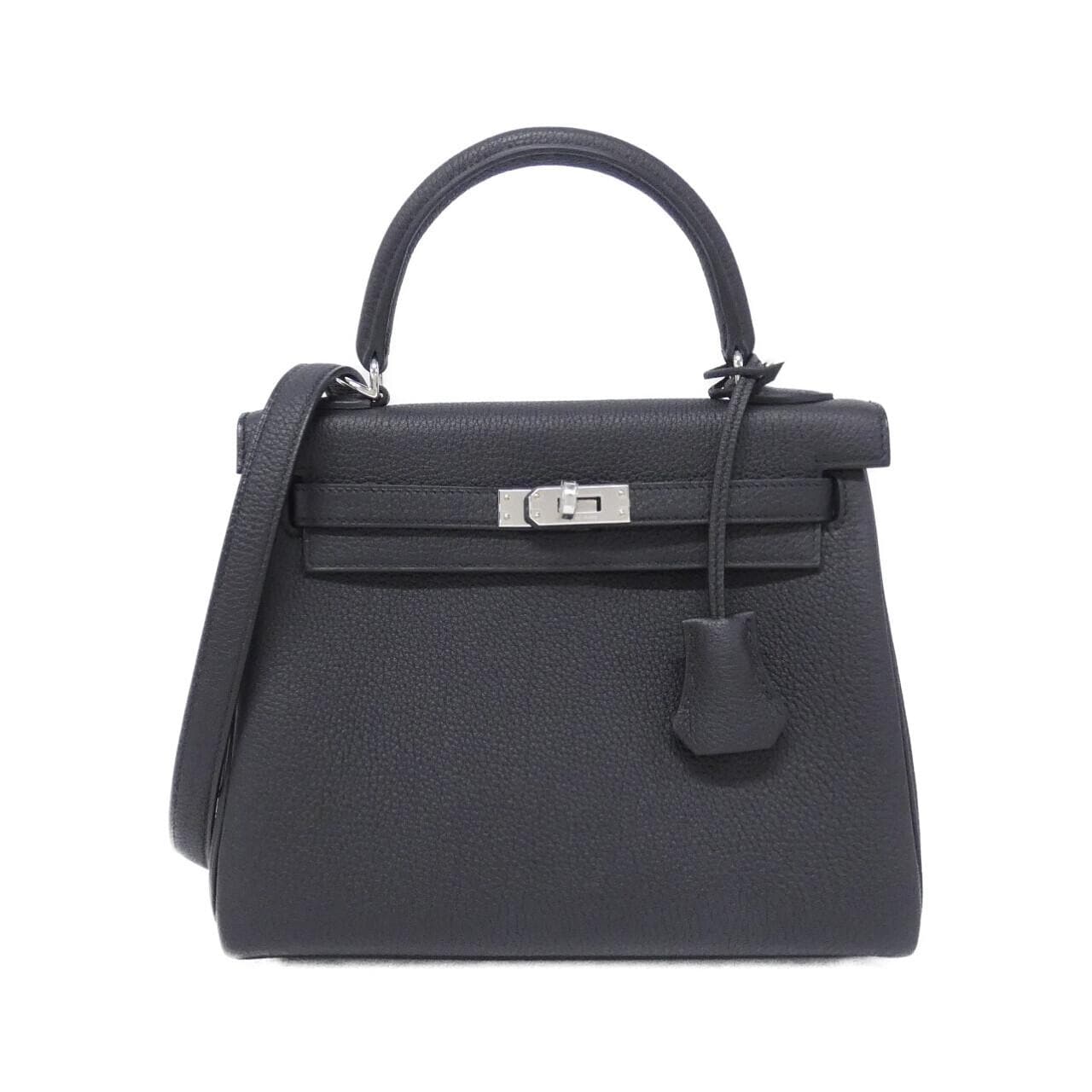 HERMES Kelly 044624CK Handbag Togo