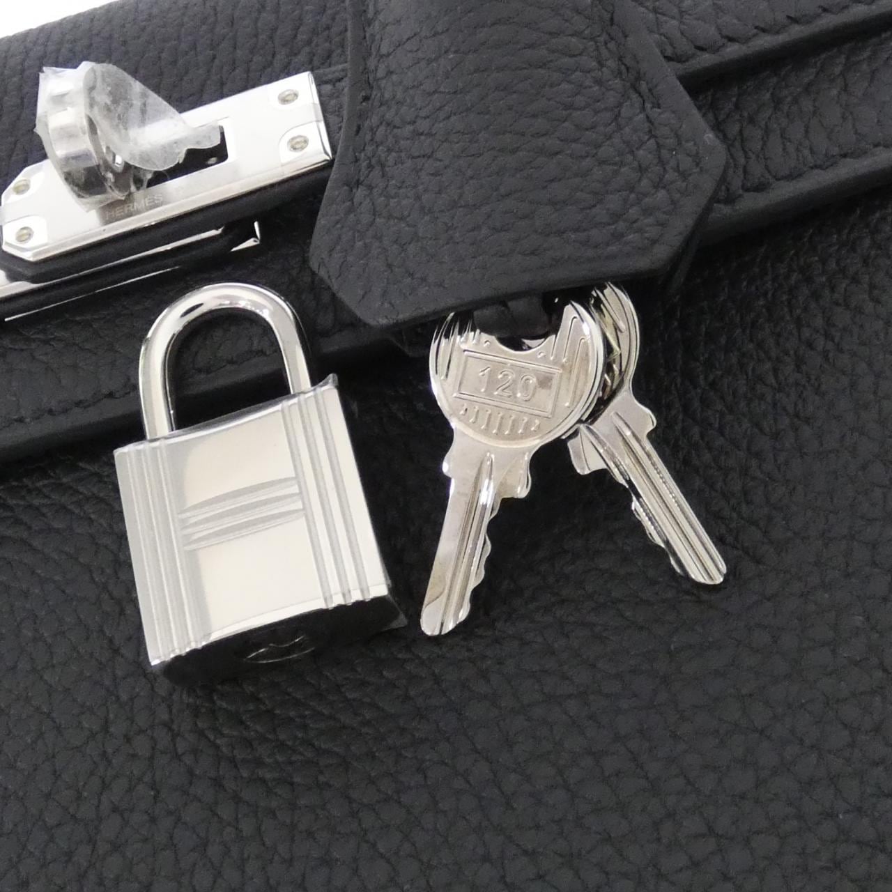 HERMES Kelly 044624CK Handbag Togo 5
