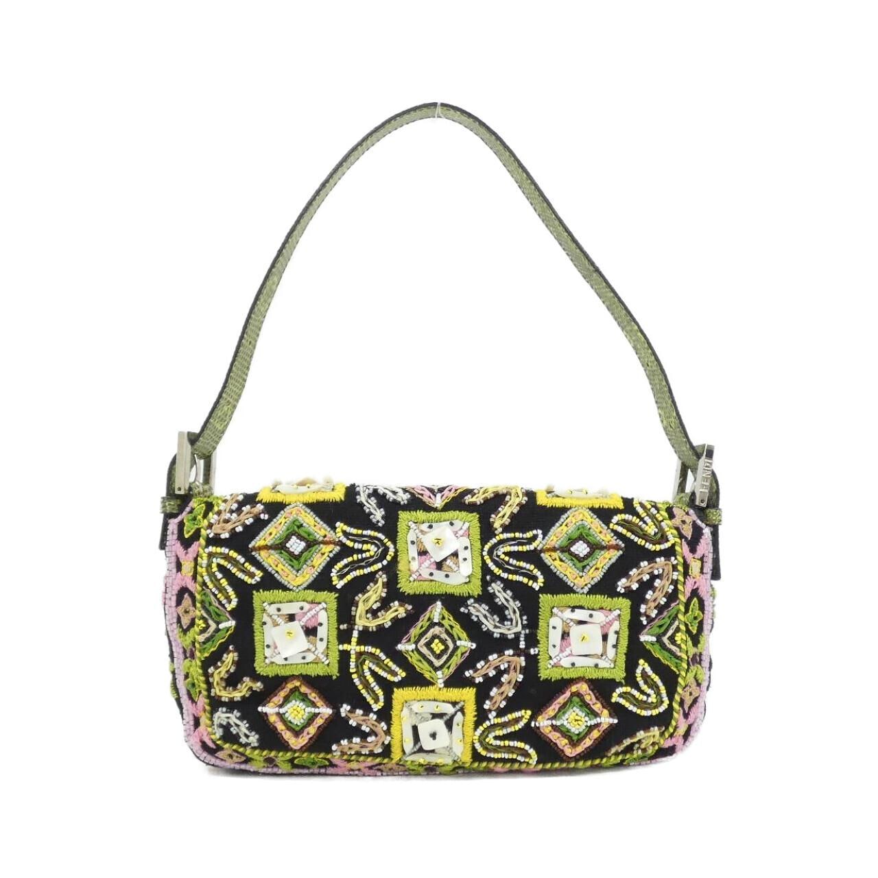 FENDI Baguette 26424 Shoulder Canvas 2