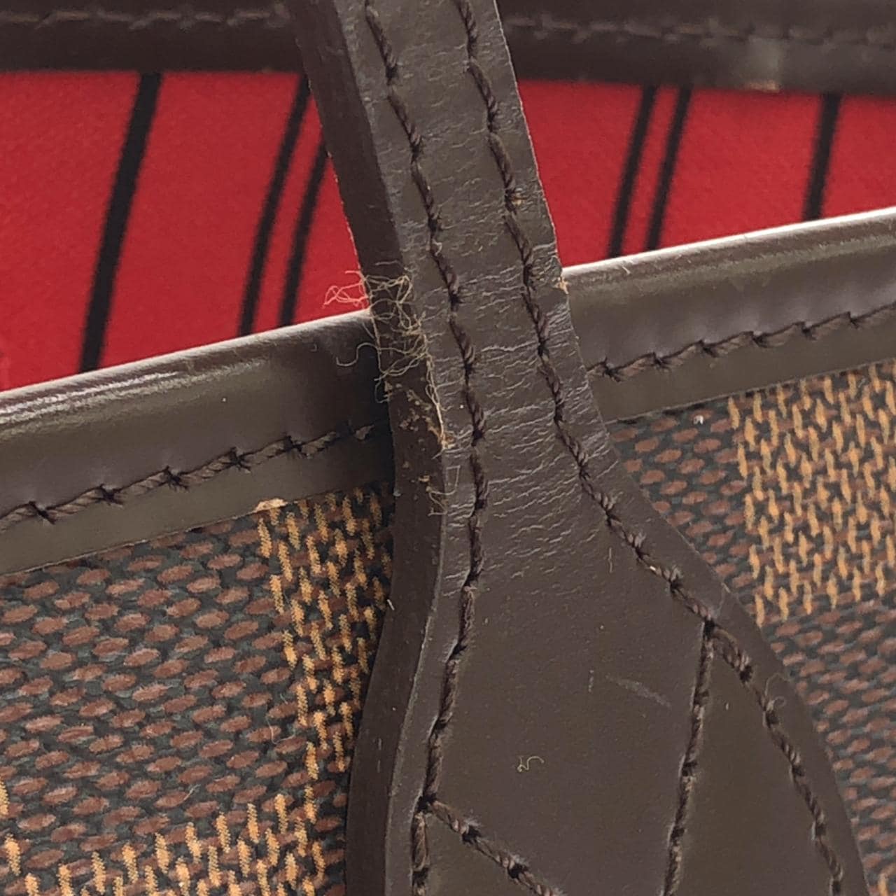 LOUIS VUITTON Neverfull N51109 Tote Damier 3