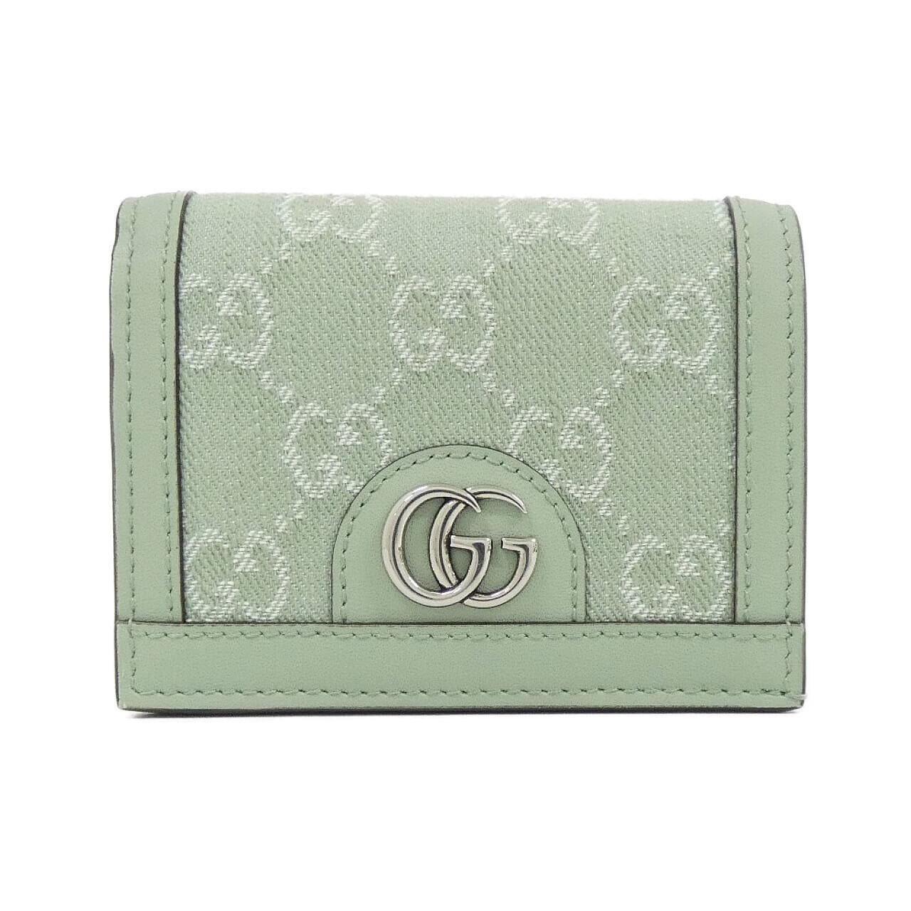 GUCCI 523155 FAC8H 銀包 牛仔布
