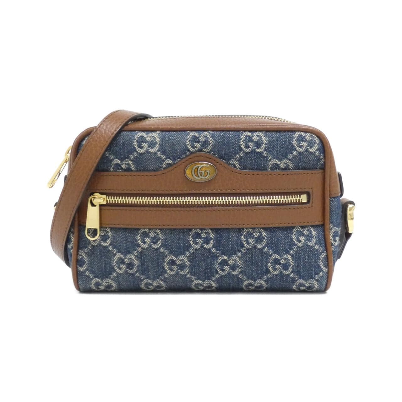 GUCCI 517350 2KQGG 肩背包 牛仔布