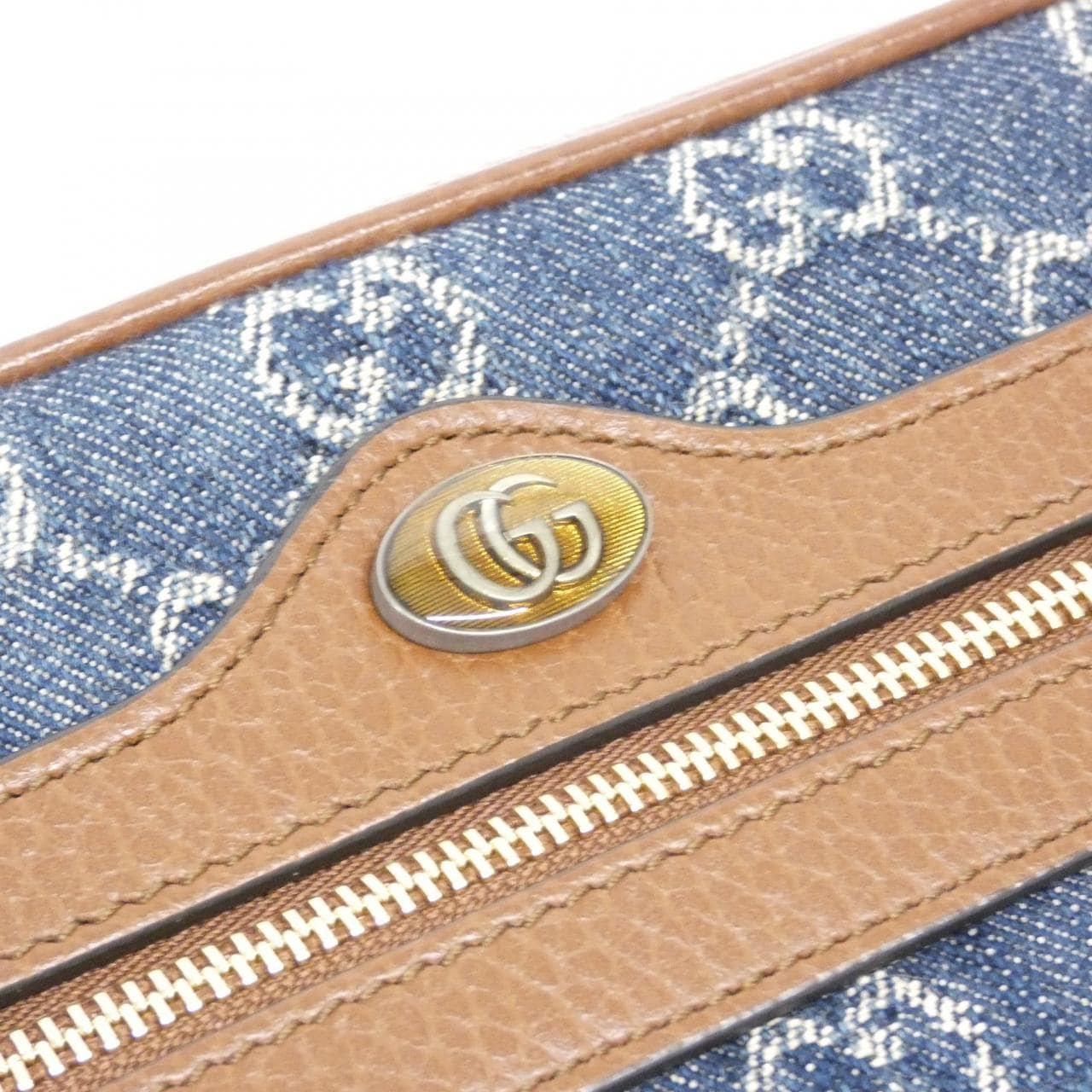 GUCCI 517350 2KQGG 肩背包 牛仔布 4