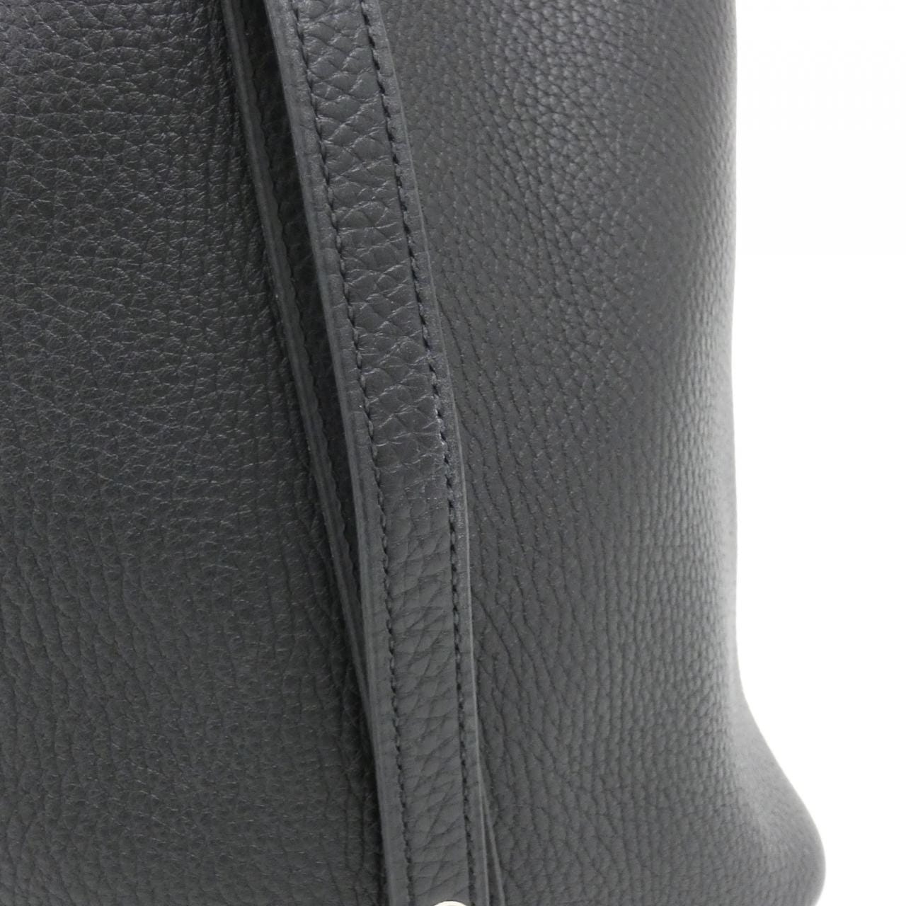 HERMES Picotin 060991CK Handbag Clemence 4