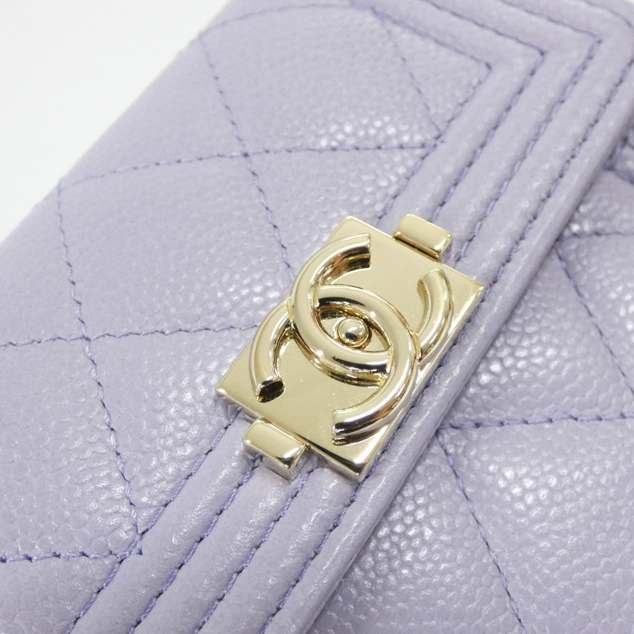 CHANEL Boy Chanel 80734 Wallet Grained Calfskin 5