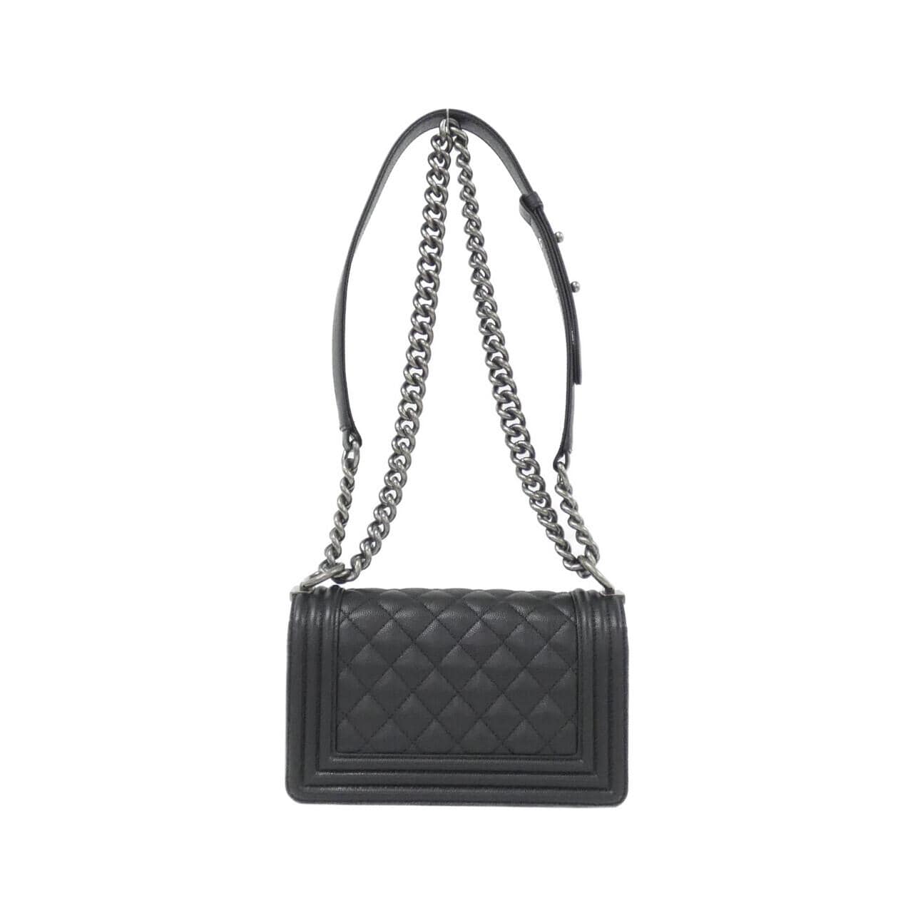 CHANEL Boy Chanel 67085 Shoulder Grained Calfskin 2