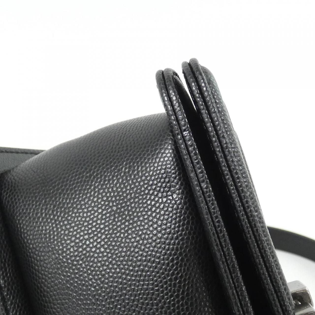 CHANEL Boy Chanel 67085 Shoulder Grained Calfskin 3