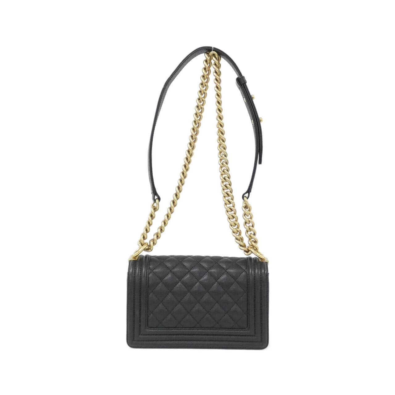 CHANEL Boy Chanel 67085 Shoulder Grained Calfskin 2
