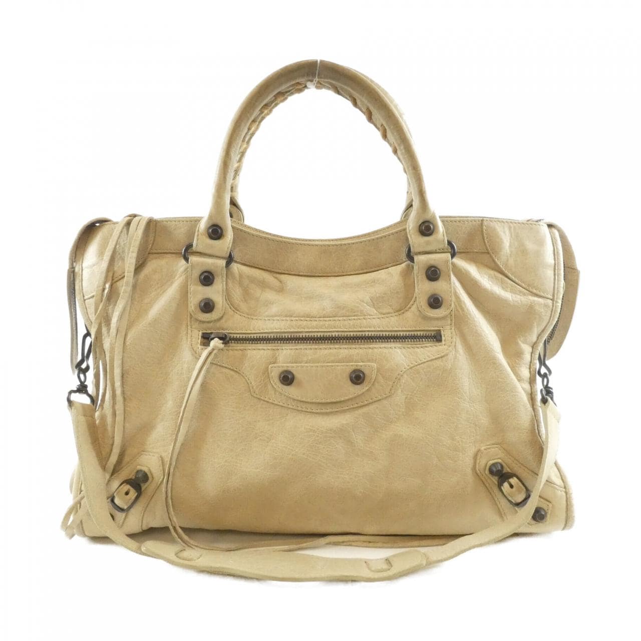 BALENCIAGA Le City 115748 D94JT Handbag Lambskin